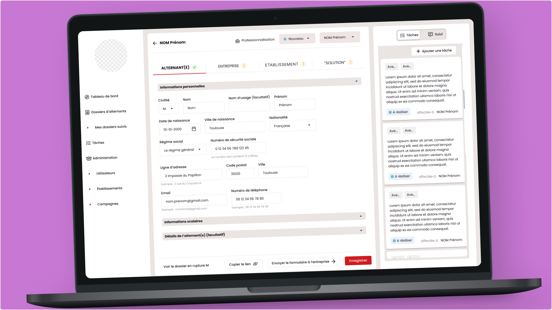 Akemi mangas : site de streaming d'animes japonais réalisé dans le cadre d'un cours à l'école ESD sur l'UI Kit.